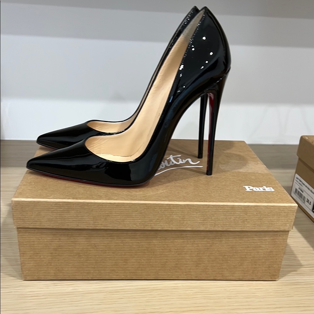 Christian Louboutin Black Patent Leather Women's Shoes